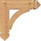 Ekena Millwork Thorton Arts & Crafts Smooth Bracket, Western Red Cedar, 3 1/2"W x 16"D x 16"H BKT04X16X16THR03SWR - alternate 2
